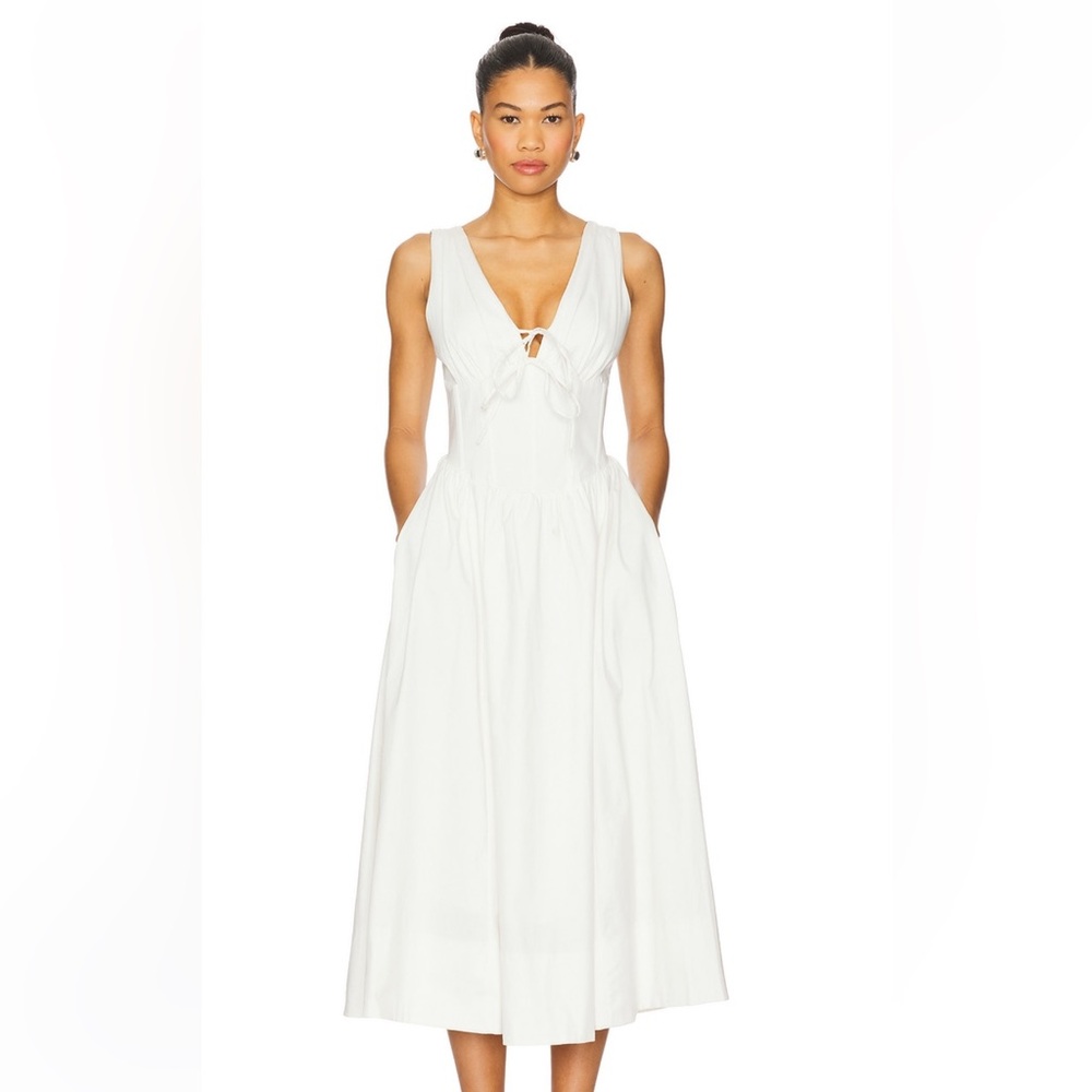Astr Ivory Midi Dress